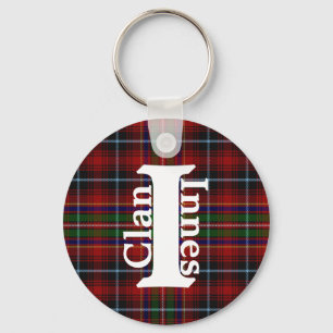 Traditional Clan Innes Tartan Plaid Key Ring