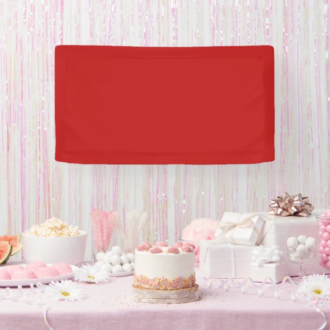 Traditional - Classic Red Banner (Party)