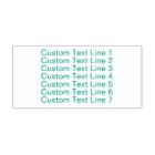 Traditional Custom Business 7 Lines of Serif Text