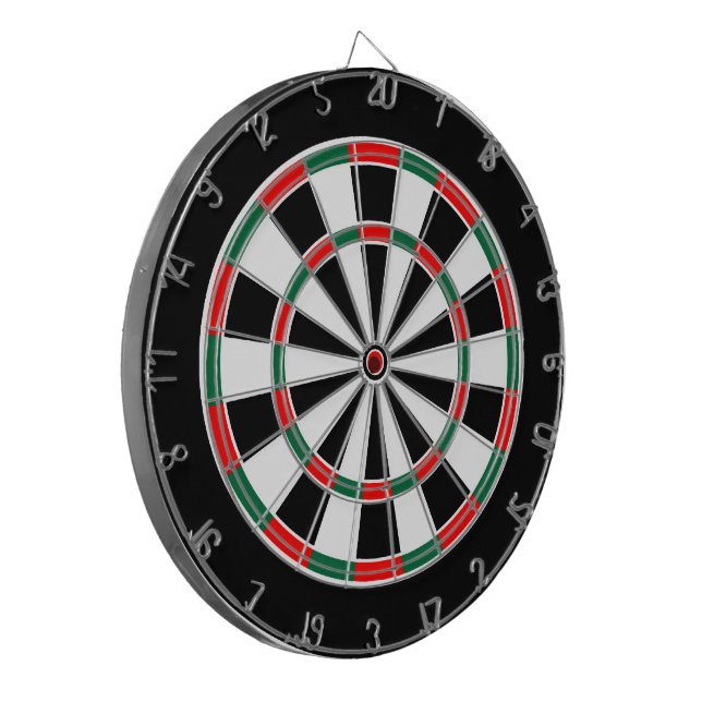 Traditional Dartboard (Front Left)