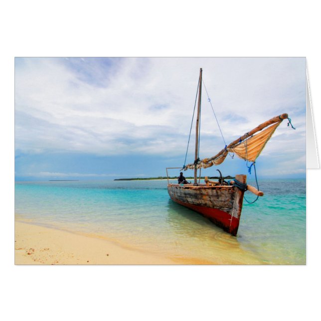 Traditional Dhow, Zanzibar, Tanzania (Front Horizontal)