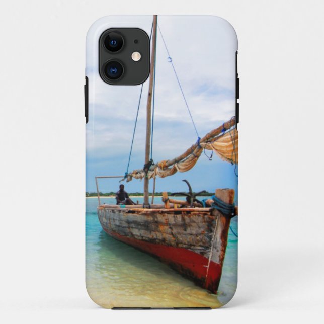 Traditional Dhow, Zanzibar, Tanzania Case-Mate iPhone Case (Back)