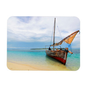 Traditional Dhow, Zanzibar, Tanzania Magnet