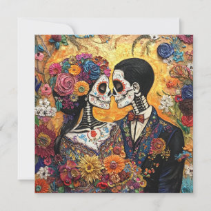 Traditional Día de los Muertos Invitation