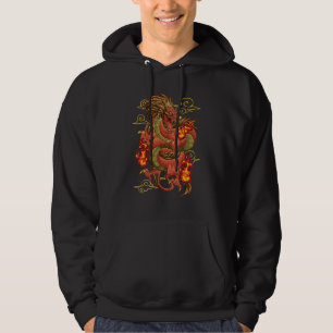 Traditional Dragon Chinese Symbol Power Strength E Hoodie