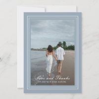 Traditional Dusty Blue Photo Timeless Wedding