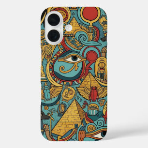 TRADITIONAL EGYPTIAN ART iPhone 16 CASE