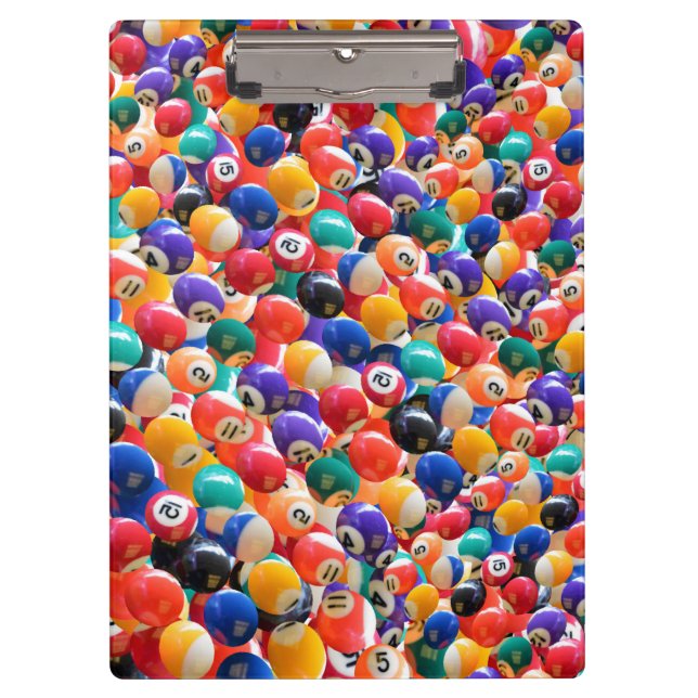 Traditional Eightball Colours, Clipboard (Front)