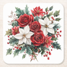 Traditional Elegant Christmas Poinsettia 