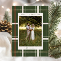 Traditional Elevated Plaid Cosy Cabin Forest Green