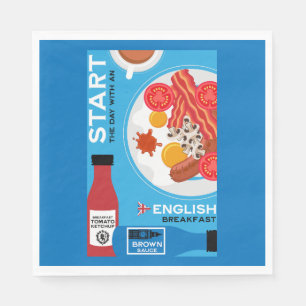 Traditional English Breakfast Napkin