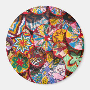 Traditional Ethiopian Baskets Magnet