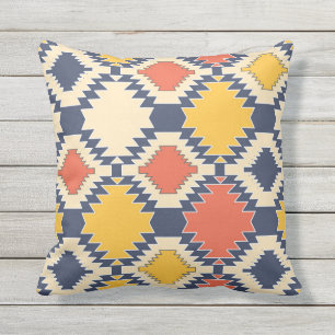 Traditional, ethnic, rustic, geometric, vintage cushion