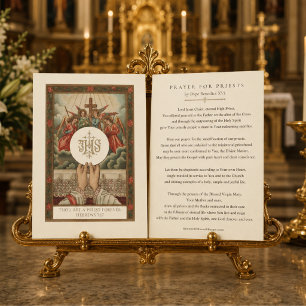 Traditional Eucharistic Priest Forever Catholic Card