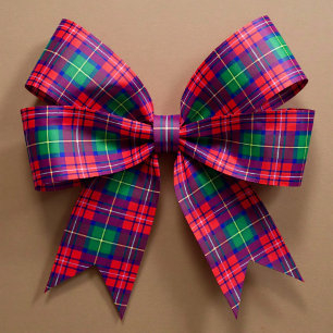 Traditional Festive Tartan Satin Ribbon