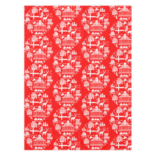 Traditional Finnish Christmas Decor Tablecloth