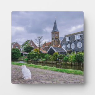 Traditional fishing village Marken in Netherlands Plaque