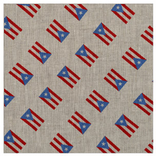 Traditional: Flag of Puerto Rico Fabric