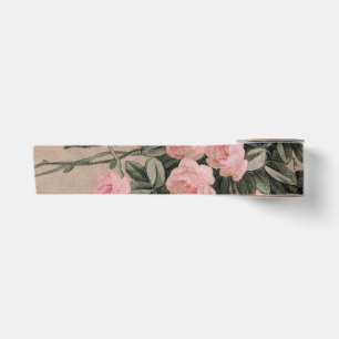 Traditional Floral Fabric Photo Satin Ribbon