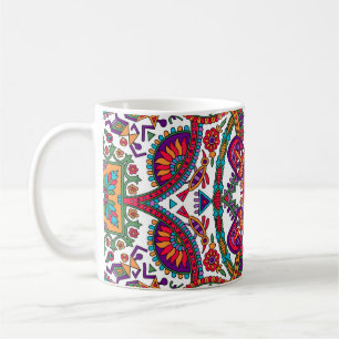 Traditional Folk Art Designart,ethnic,background,c Coffee Mug