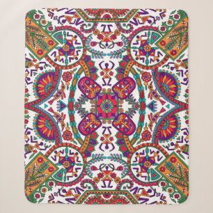 Traditional Folk Art Designart,ethnic,background,c Sherpa Blanket