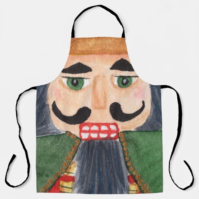 Traditional folk art german soldier nutcracker  apron (Front)