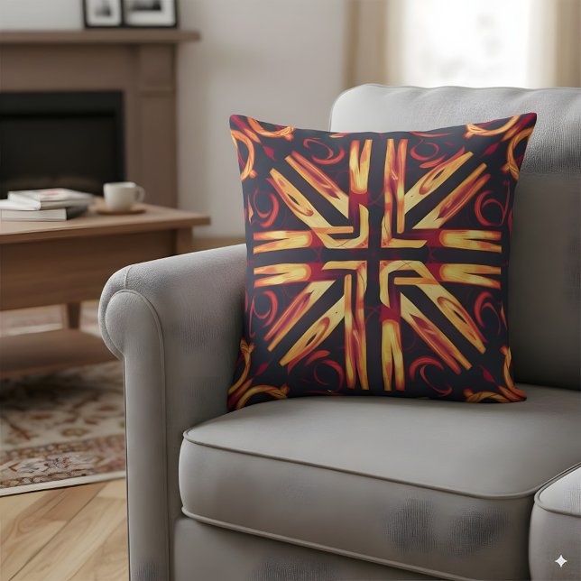 Traditional folklore motif cushion (Creator Uploaded)