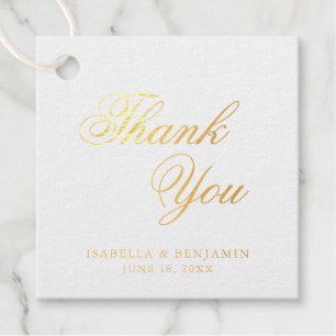 Traditional Formal Elegant Wedding Favour Tags