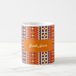 Traditional Geometric Ethnic Motif Coffee Mug