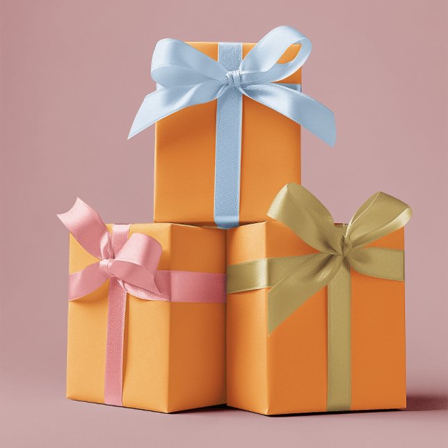 Traditional - Golden Orange Wrapping Paper Sheets (Creator Uploaded)