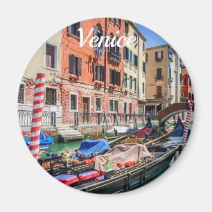 Traditional gondola in Venice Magnet