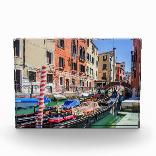 Traditional gondola in Venice Photo Block