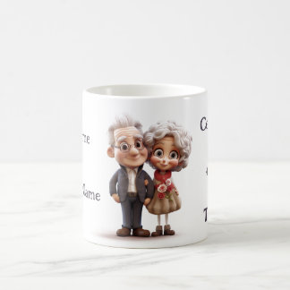 Traditional Grandparents: Anniversary Custom Cup