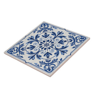 Traditional Greece Traditional Blue Art 6 Ceramic Tile