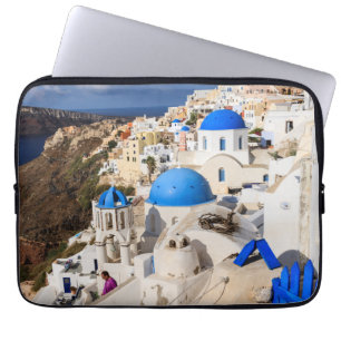 Traditional Greek Houses Laptop Sleeve