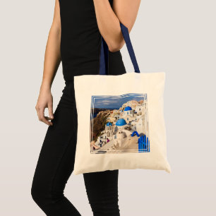 Traditional Greek Houses Tote Bag