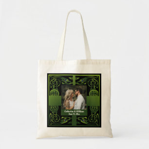 Traditional Green Irish Celtic Tote Bag