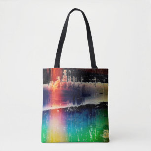 Traditional grunge background, scratched texture w tote bag