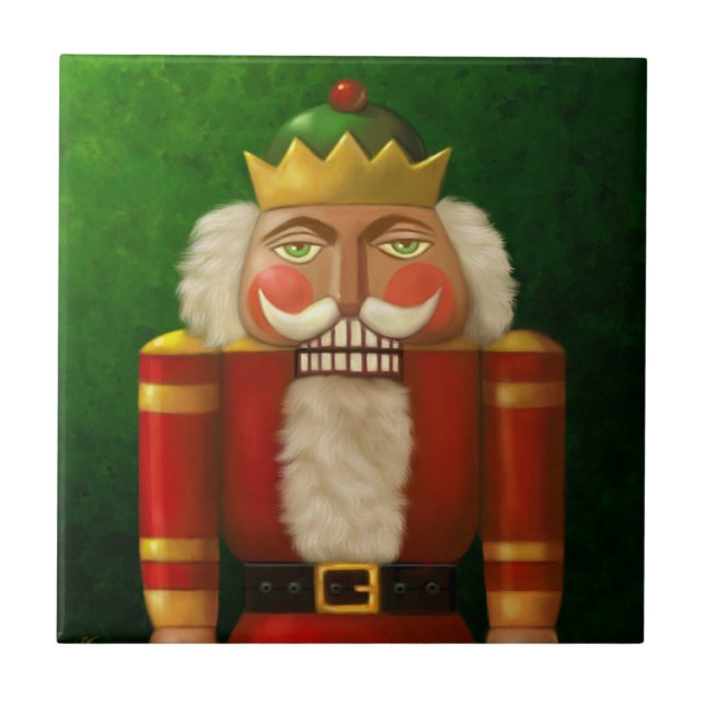 Traditional Holiday Nutcracker Tile (Front)