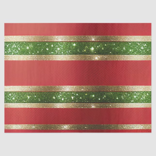Traditional Holidays Collection Luxury Bold  Tissue Paper (Front)
