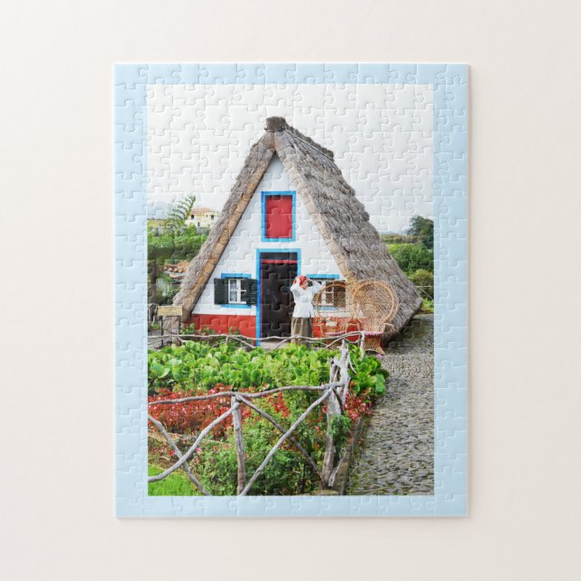 Traditional house in Santana Jigsaw Puzzle (Vertical)