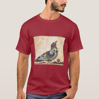 Traditional Indian Folk Bird Art - Spiritual Triba T-Shirt