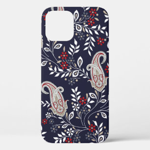 traditional Indian paisley pattern iPhone 12 Case