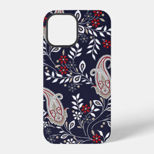 traditional Indian paisley pattern iPhone 12 Case