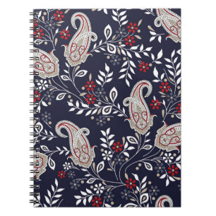 traditional Indian paisley pattern Notebook