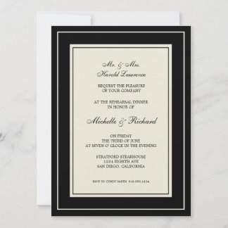 Traditional Invitation