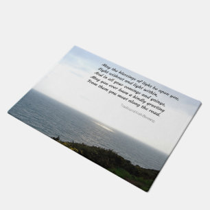 Traditional Irish Blessing Doormat