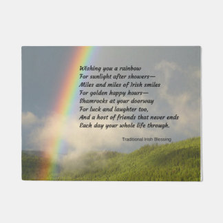 Traditional Irish Blessing Doormat