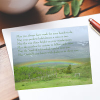 Traditional Irish Blessing Valley Rainbow