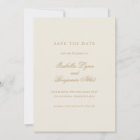 Traditional Ivory Formal Elegant Wedding